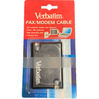 Verbatim Fax/modem cable 2.4m Self Retracting Compact Design