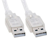 Astrotek USB 2m A -Male to A-Male transparent