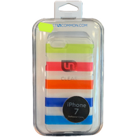 GetUncommon Clear Case for iPhone 7 Coloured Stripe Design