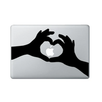 Koosh MacBook DecalStyle Large Love Heart Hands