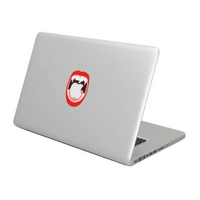 Koosh MacBook DecalStyle Small Vampire Lips