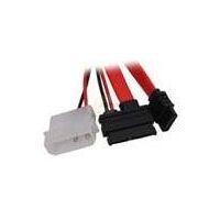 8Ware Molex to Slimline SATA Power + Data cable 15cm + 80cm