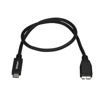 StarTech USB 3.1 USB-C to Micro-B Cable 1m