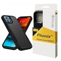 Phonix Case For iPhone 14 Pro Black Armor Light Case