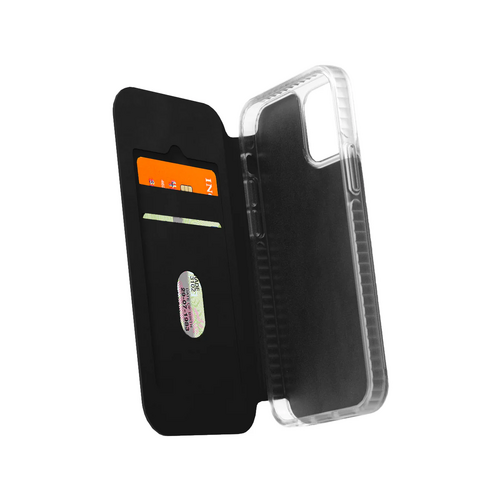 3SIXT SlimFolio Cardholder iPhone 13 Case Black