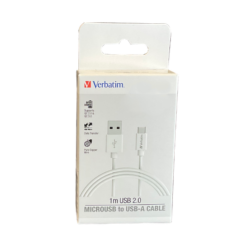 Verbatim Microusb to USB-A cable 1m