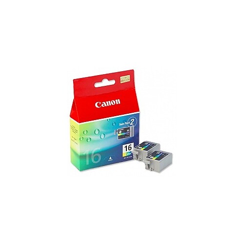 Canon Ink Cartridge 16-Color Twin Pack Cyan Yellow & Magenta