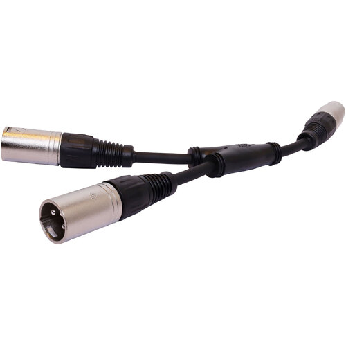 ALT 3 Pin XLR Y Adapter - Female to 2 x Male