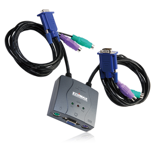 Edimax 2 Port KVM Switch EK-PA2C with Audio