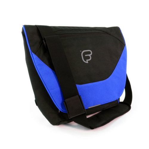 Fusion Bags Laptop Courier Bag Black/Blue