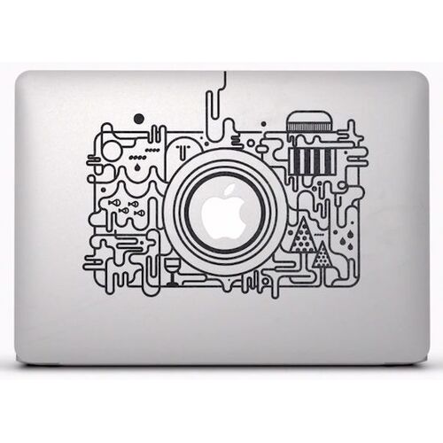 Koosh MacBook DecalStyle Large Abstract Camera