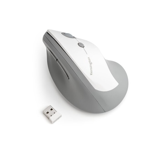 Kensington Pro Fit Ergo Vertical Wireless Mouse-Gray