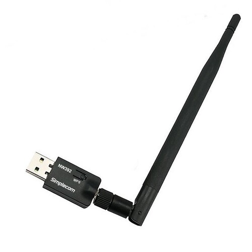 Simplecon Wireless N USB WiFi Adapter with 5dBi Antenna