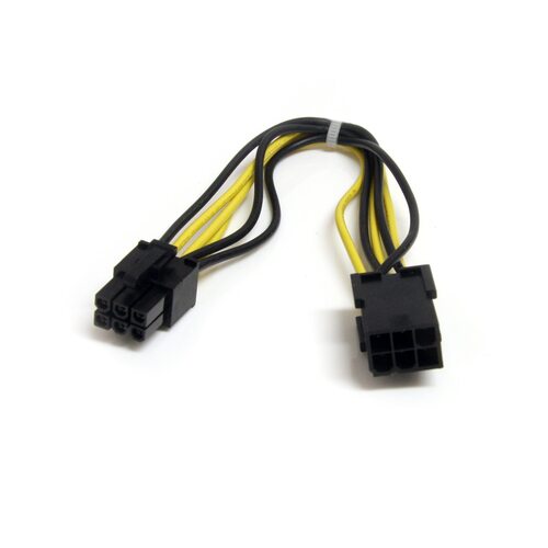 Startech 8 in 6 pin power extension cable