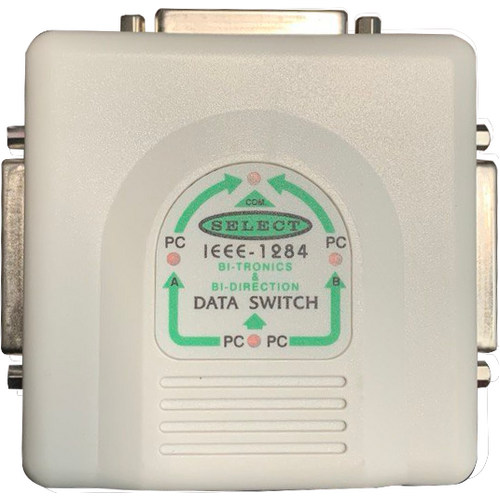 Non-Power 2 Way Auto Data Switch IEEE 1284