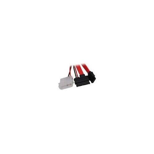 8Ware Molex to Slimline SATA Power + Data cable 15cm + 80cm