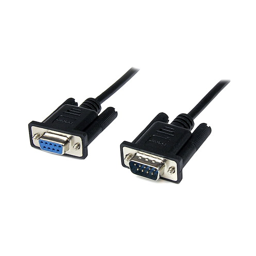 Startech 2m RS232 Serial Null Modem Cable F/M