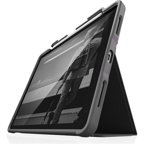 STM Dux Plus, Ultra-Protective case for Apple 12.9" iPad Pro/ 3rd Gen with Pencil Storage - Black